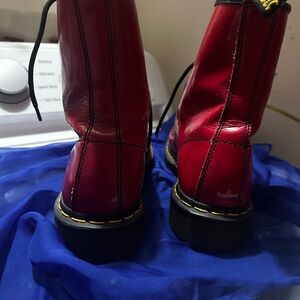 Dr Martens red boots